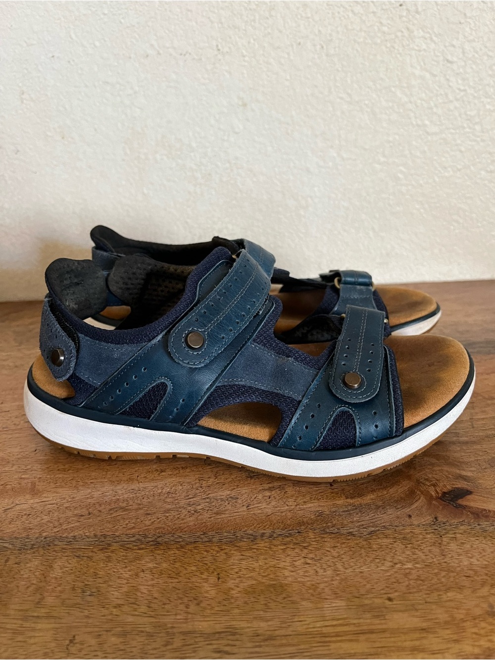SAS Embark - Walking Blue Sandal Size 9